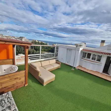Penthouse With Private Pool, Hot Tub Jacuzzi With Sea Views And Chill-out Zone, Close To The Sea * Marbellac
