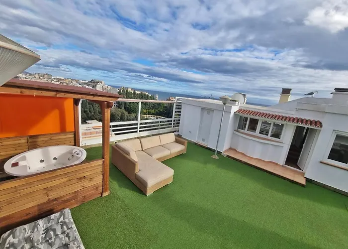 Penthouse With Private Pool, Hot Tub Jacuzzi With Sea Views And Chill-out Zone, Close To The Sea * Marbella